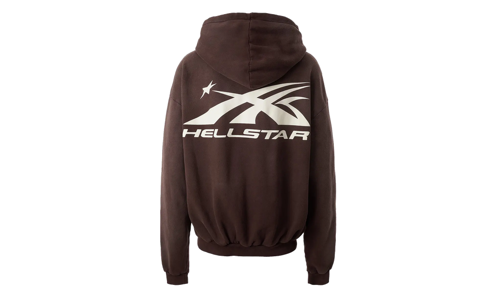 HS Logo Zip-Up Hoodie "Brown" HSR294