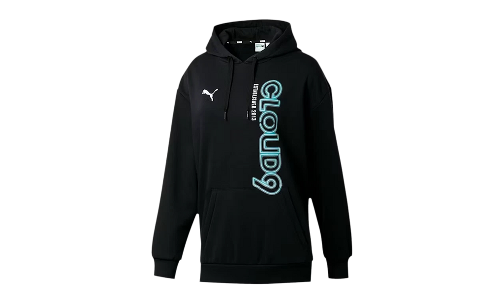 Simulation Hoodie "Cotton Black / Hawaiian Ocean" 583898 01