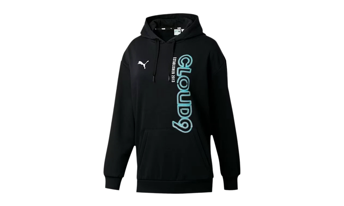 Simulation Hoodie "Cotton Black / Hawaiian Ocean" 583898 01
