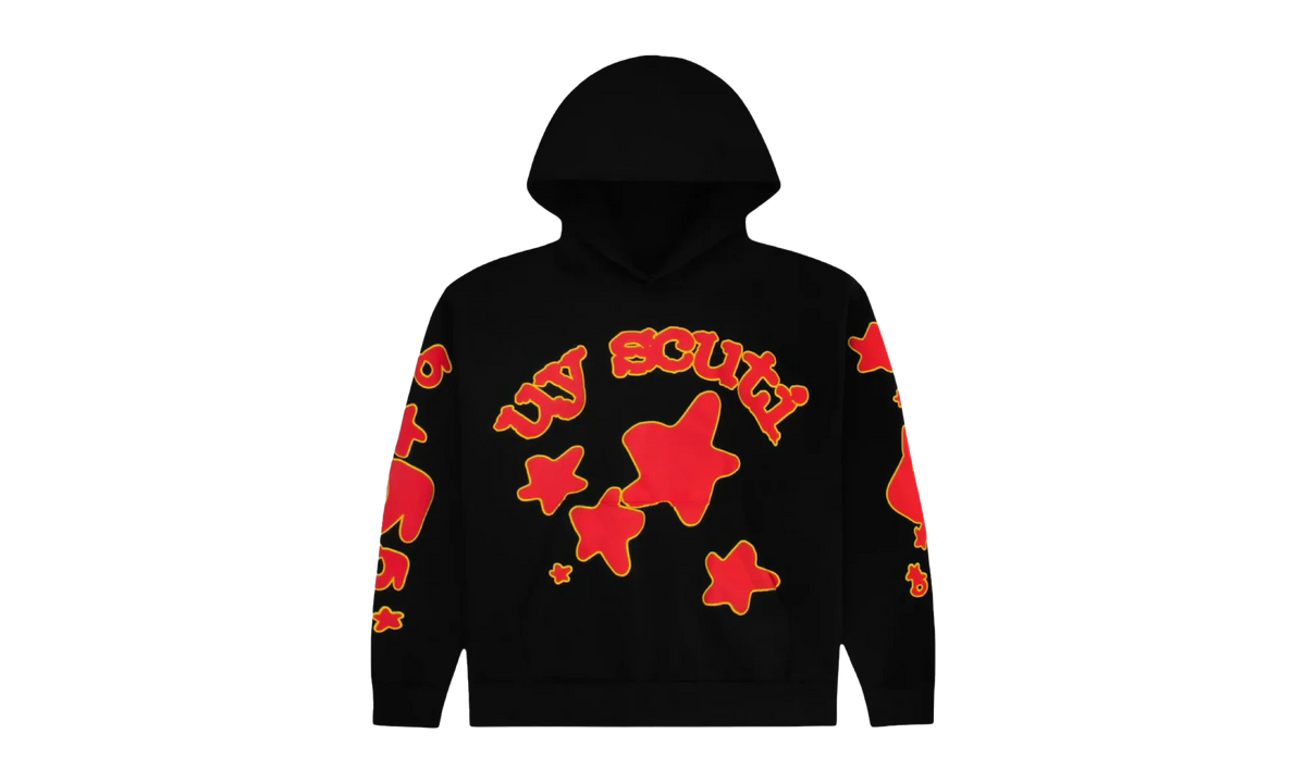 UY Scuti Hoodie "Black / Red" SP5der202
