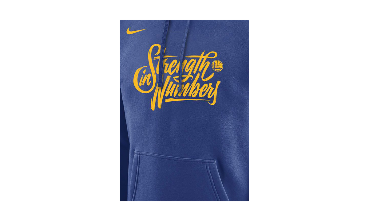 Golden State Warriors Strength In Numbers Hoodie "Blue" M31314 BLUE