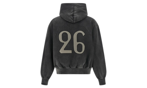 26 Classic Fit Half Raglan Hoodie "Off Black" FG9M12 9936BHF 019