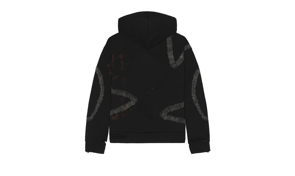 Windowed Pullover Hoodie "Black" BJXY5ANG