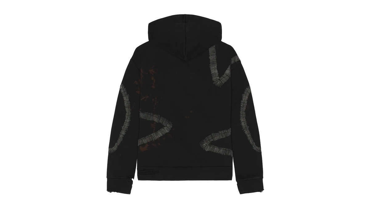 Windowed Pullover Hoodie "Black" BJXY5ANG
