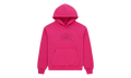 Rhinestone Silk Hoodie "Pink" SP5der546