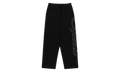 Rhinestone Script Wide Leg Sweatpants "Black" SP5der352