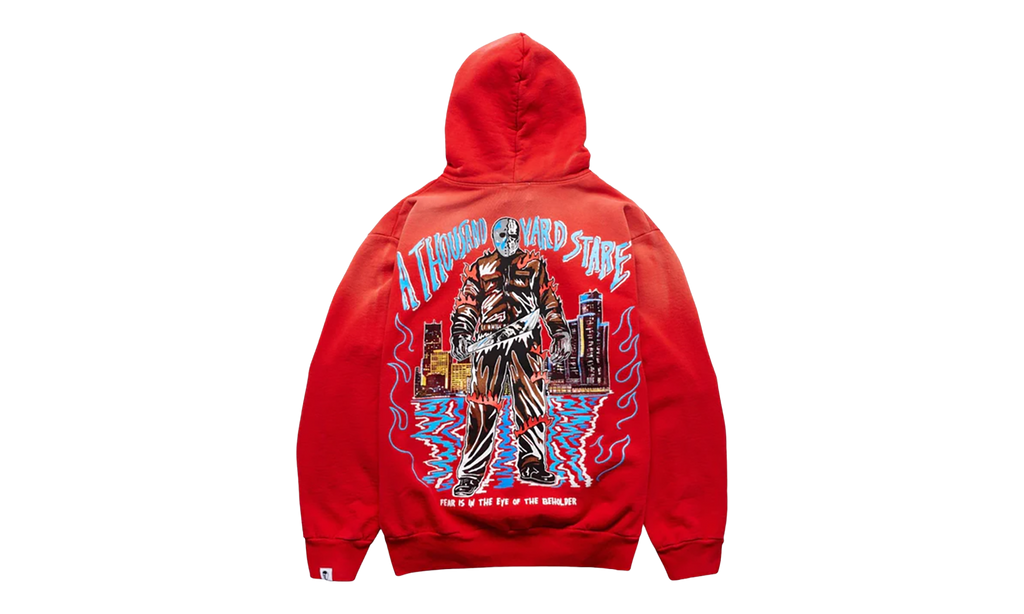Thousand Yard Stare Logo Hoodie "Faded Red" WL056