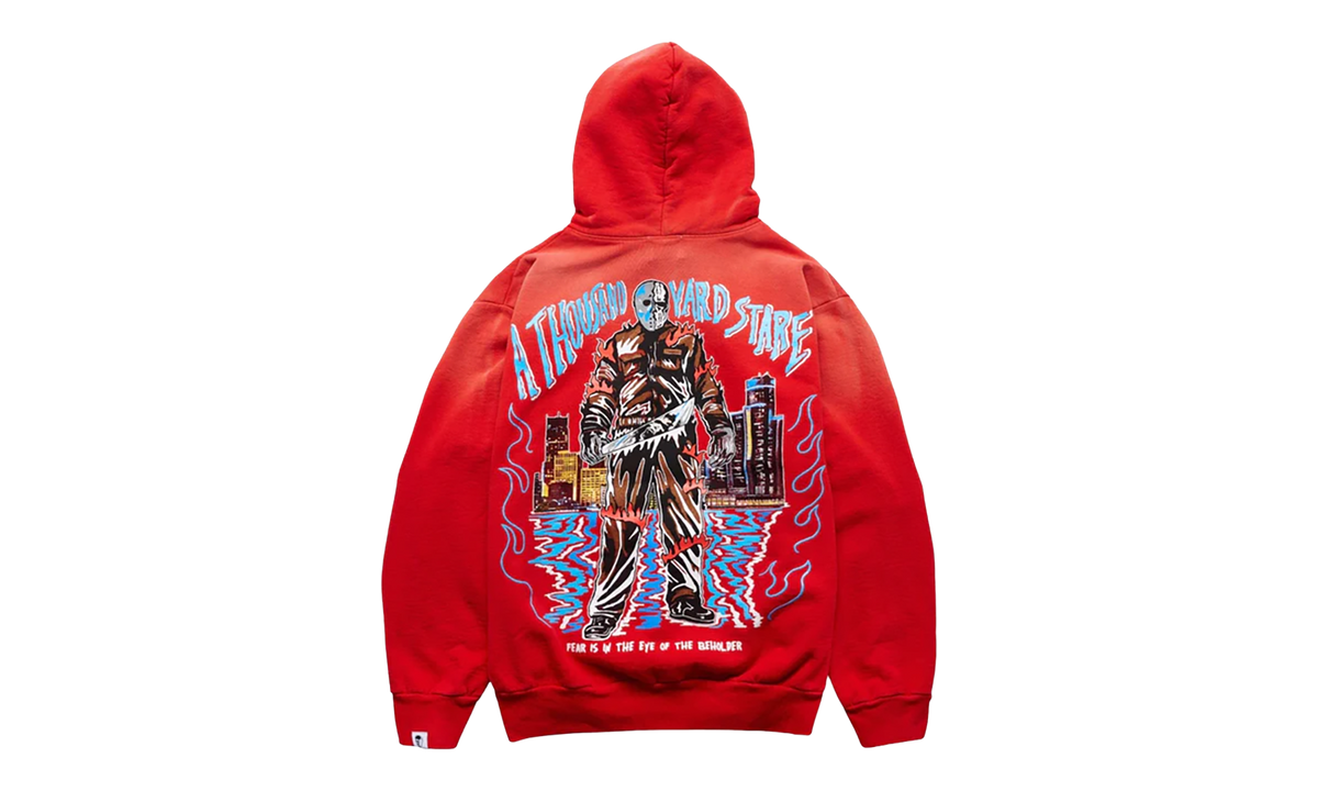 Thousand Yard Stare Logo Hoodie "Faded Red" WL056