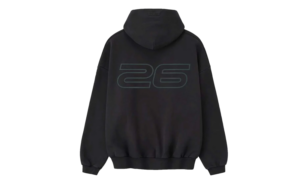 Heavy Fleece 90s Hoodie "Vintage Black" 192HO256564F
