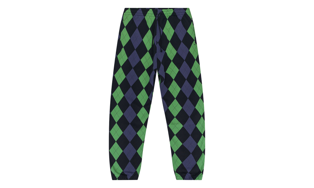 Intarsia Sweatpants "Green" DT957
