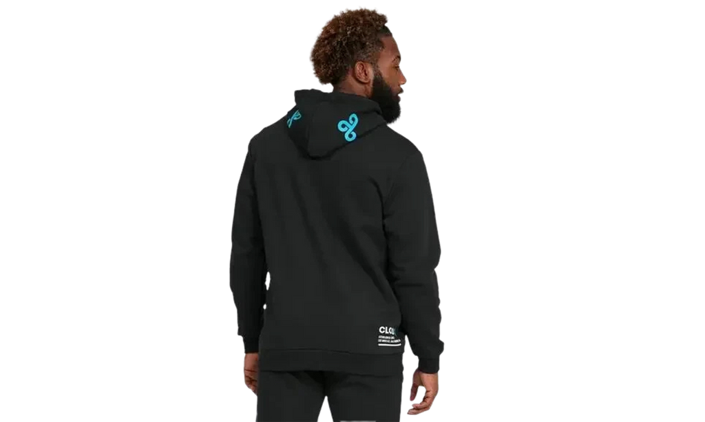 Simulation Hoodie "Cotton Black / Hawaiian Ocean" 583898 01