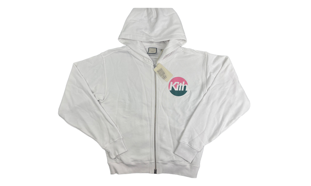 Tanner Kith Corp Full-Zip Hoodie WMNS "White" KHW030542 101