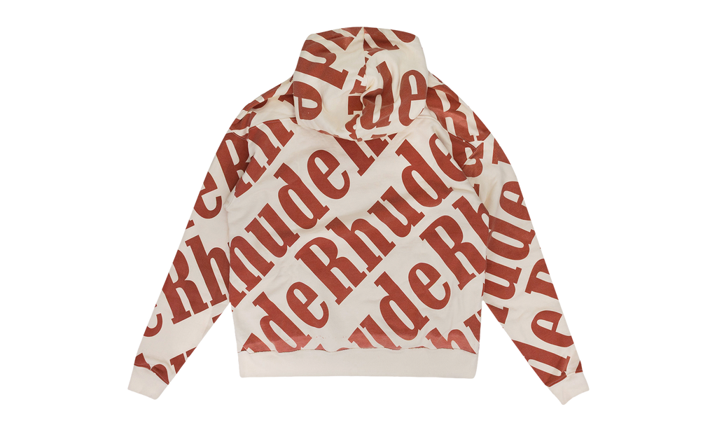All Over Hoodie "Cream / Red" RHD MHDS 1950 CRED