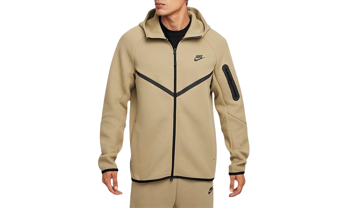 Tech Men's Full-zip Windrunner Hoodie Mens Style "Neutral Olive/Black" HV0949 277