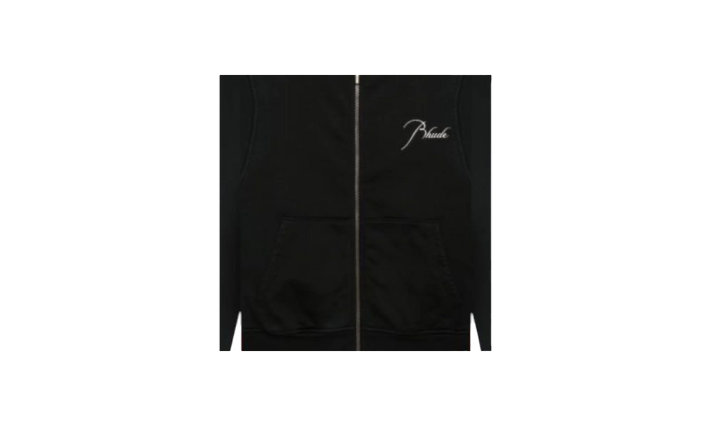 Full Zip Up Hoodie "Vintage Black" RHPF23HO07150003