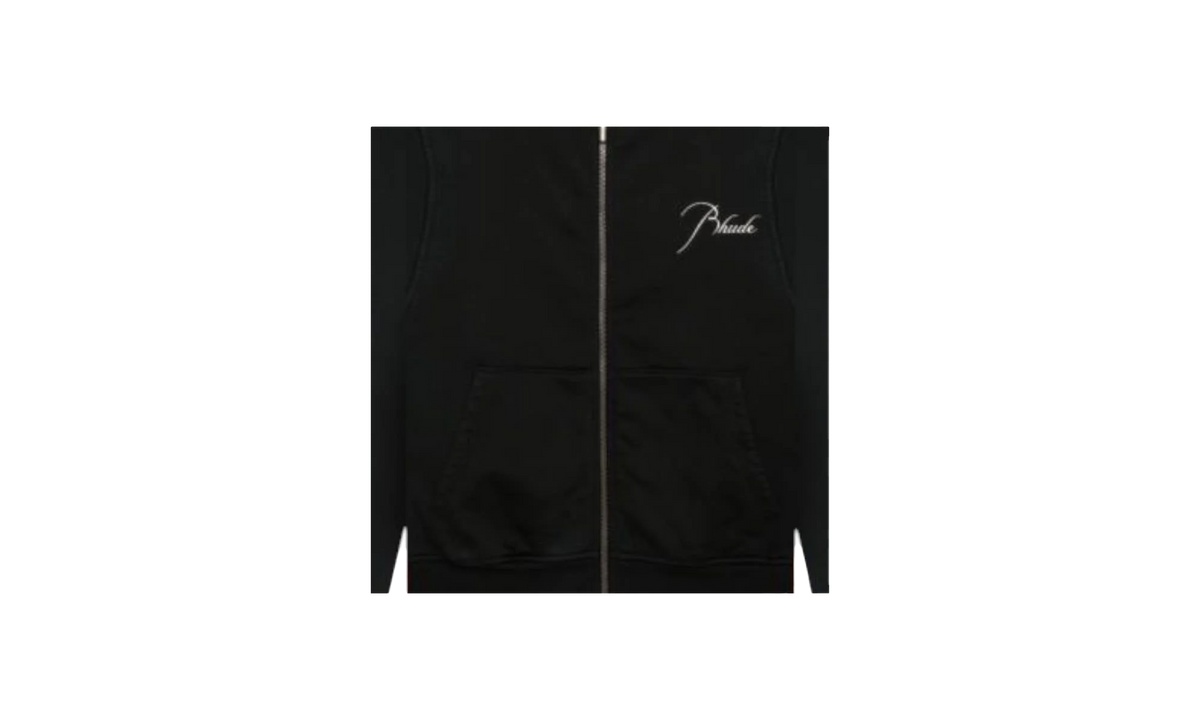 Full Zip Up Hoodie "Vintage Black" RHPF23HO07150003