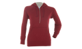 DD CLASSIC FL 1/4 ZIP Hoodie "Maroon" CH5792 CTT