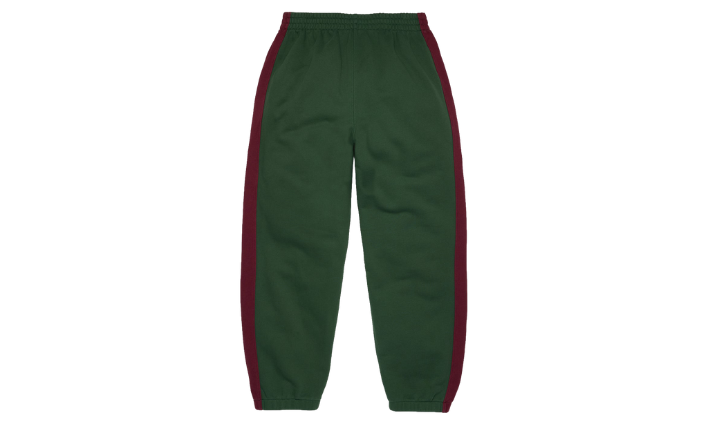 Denim U Paneled Sweatpants "Green" DT909