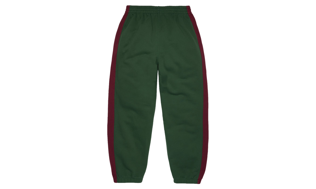 Denim U Paneled Sweatpants "Green" DT909