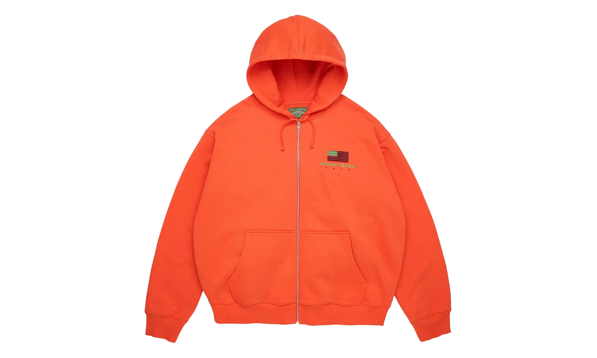 Pan African Zip Hoodie "Orange" DT918