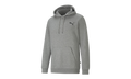 Essential Small Logo Fleece Hoodie "Medium Gray Heather" 586690 53