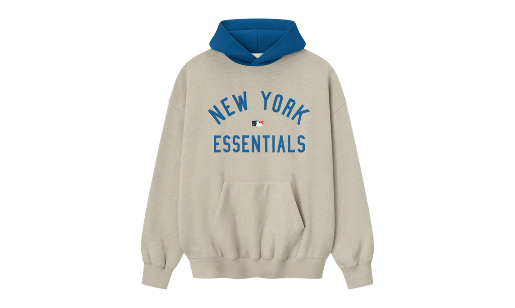Mets Sport Hoodie "Heather Stone / Blue Sapphire" 192ML252018F