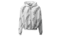 Graffiti Zip Up Hoodie "Grey" HSR388