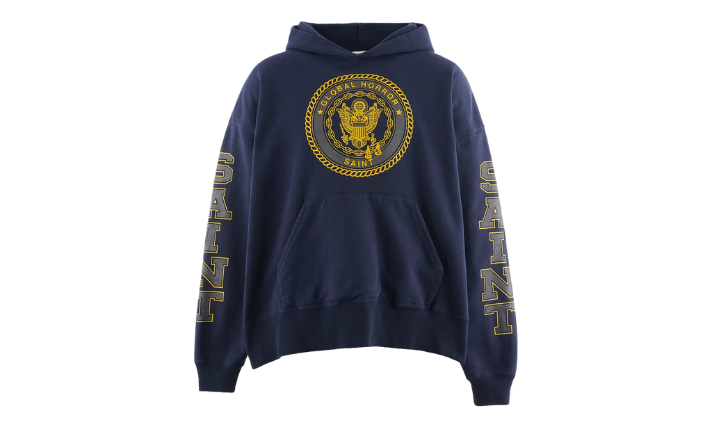 Global Horror Saint Hoodie "Navy" SM HR 1 0000 055