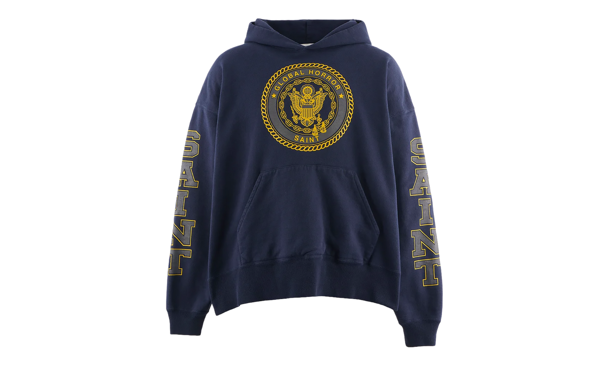 Global Horror Saint Hoodie "Navy" SM HR 1 0000 055