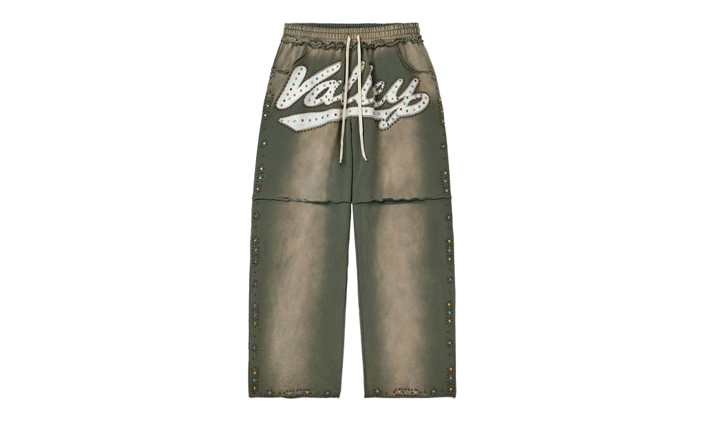 Skittle Sweatpants "Green / Rhinestone" VALE 09 014 SSF GN