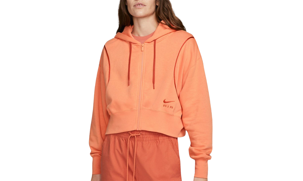 Air Womens Full-zip Hoodie WMNS "ORANGE" DQ6579 871