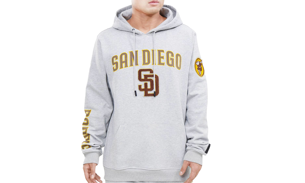 MLB San Diego Padres Stacked Logo Hoodie "Grey" LSP531914 HGR