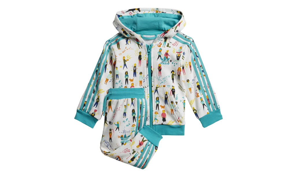 Originals Hoodie Set TD "Multicolor / Hi-Res Aqua" ED7706