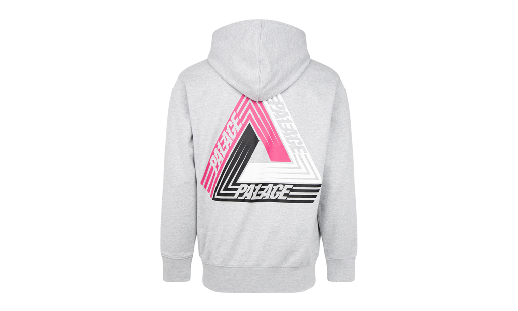 TRI-DART HOODIE "GREY MARL" P19HD087