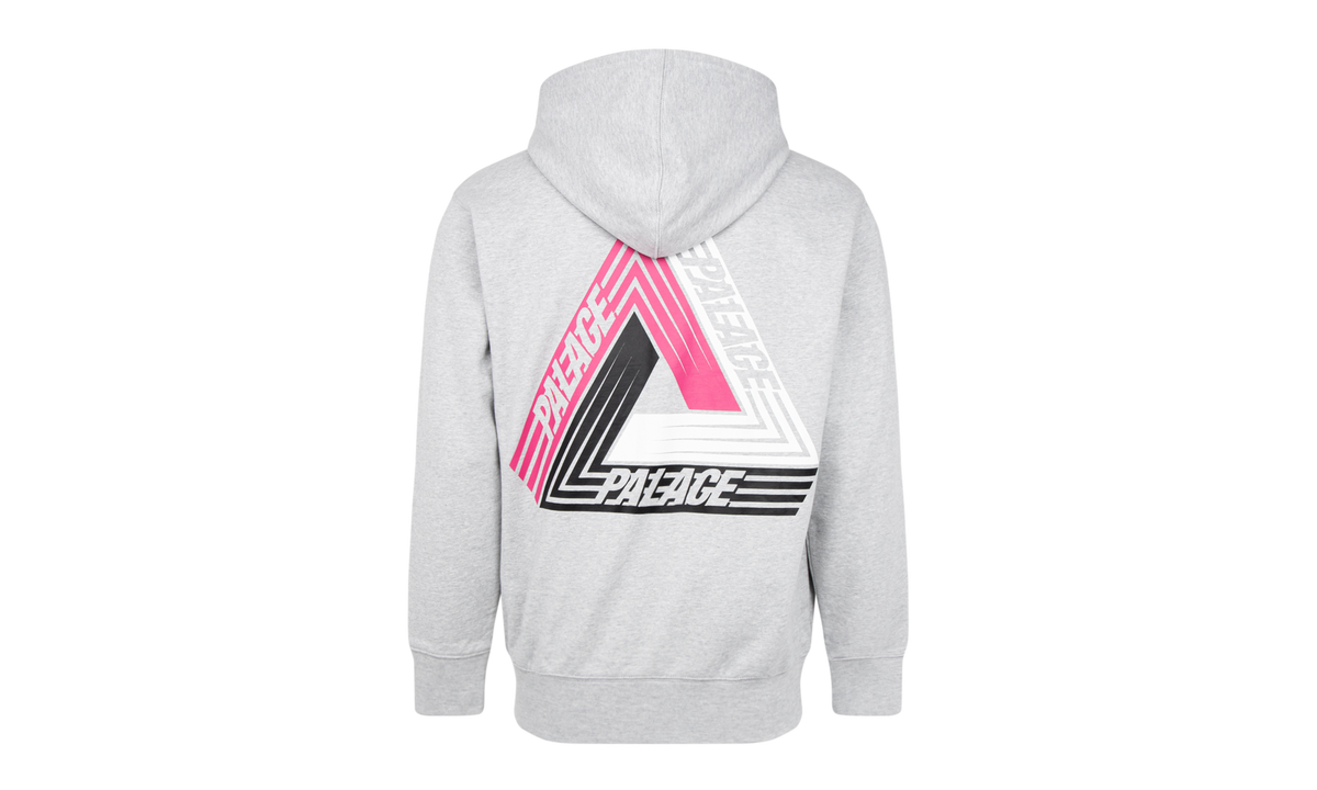 TRI-DART HOODIE "GREY MARL" P19HD087