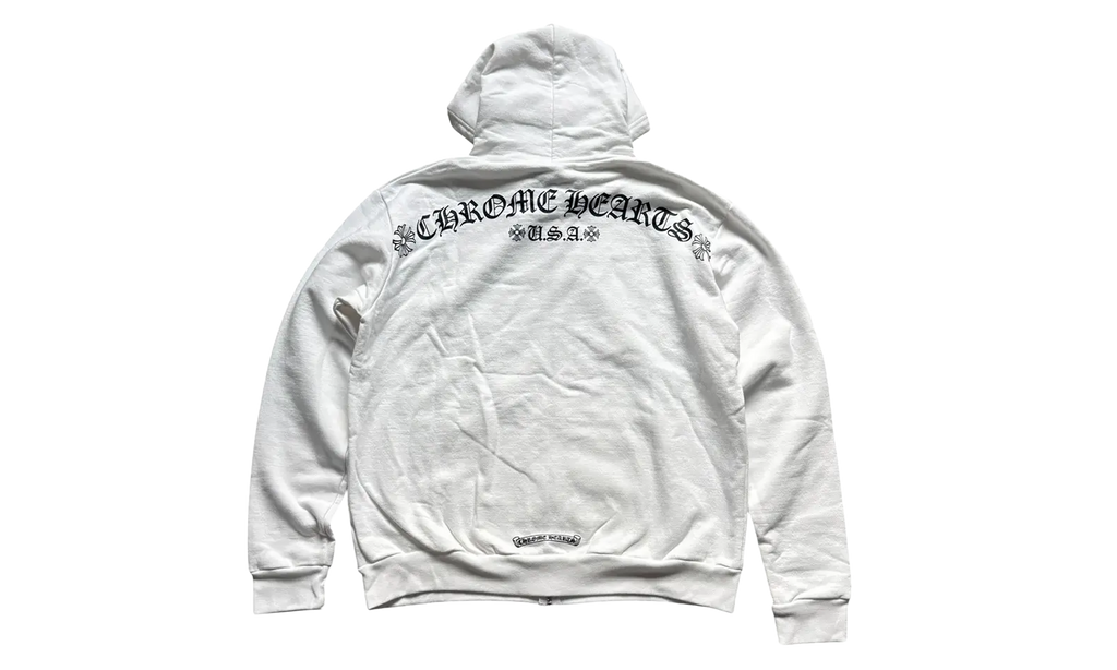 T-Bar Logo USA Shoulder Zip-Up Hoodie "White" CHRM1777