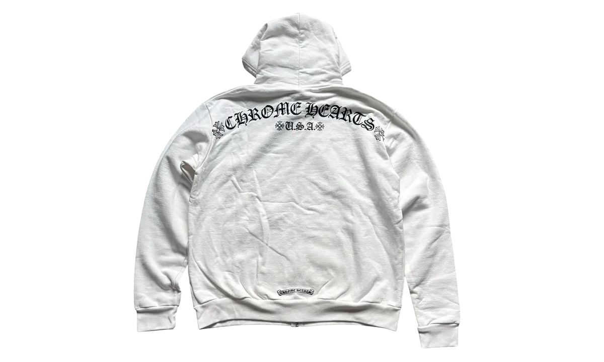 T-Bar Logo USA Shoulder Zip-Up Hoodie "White" CHRM1777