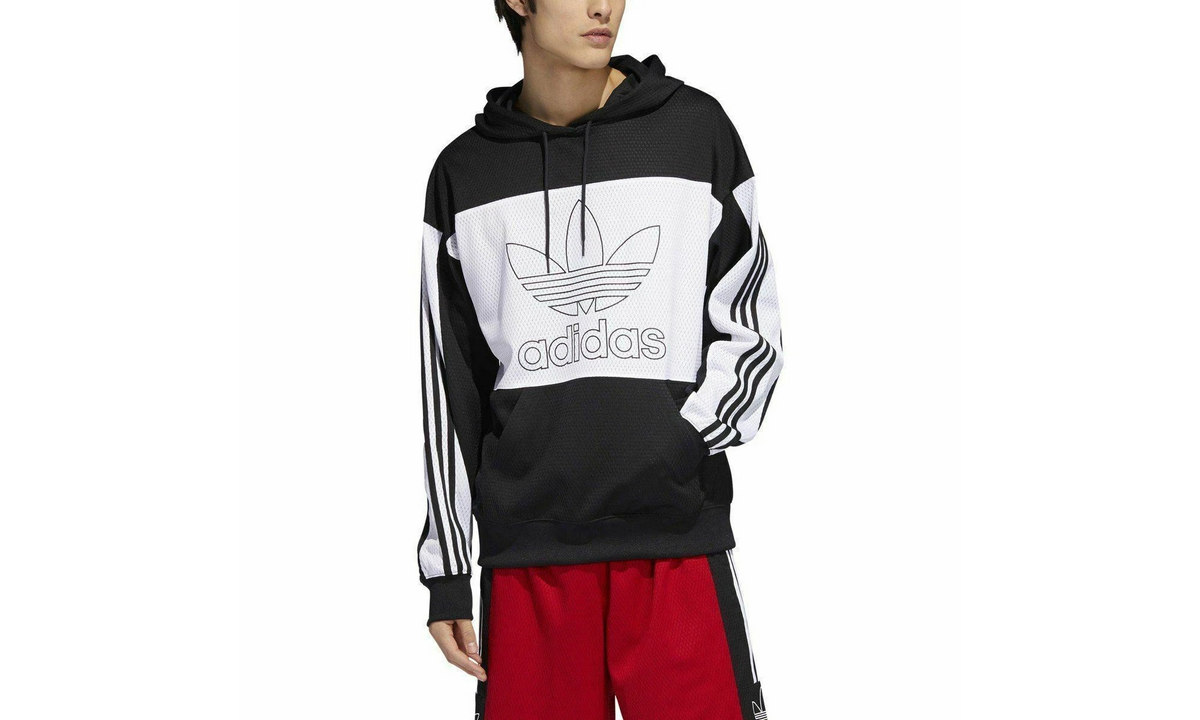 Originals Mesh Layup Hoodie "Black / White" DV3173