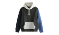 Long Sleeve Logo Color Block Double-Knit Hoodie "Dark Charcoal / Heather / Multi" 710981373002