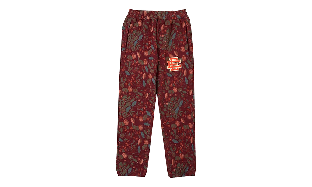 EE AOP Sweatpants "FW22 - Maroon Floral" EE535