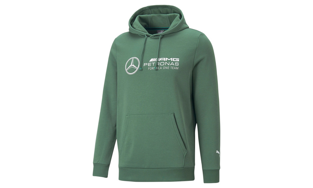MAPF1 MERCEDES ESSENTIAL FLEECE HOODIE "Deep Forest" 537313 14