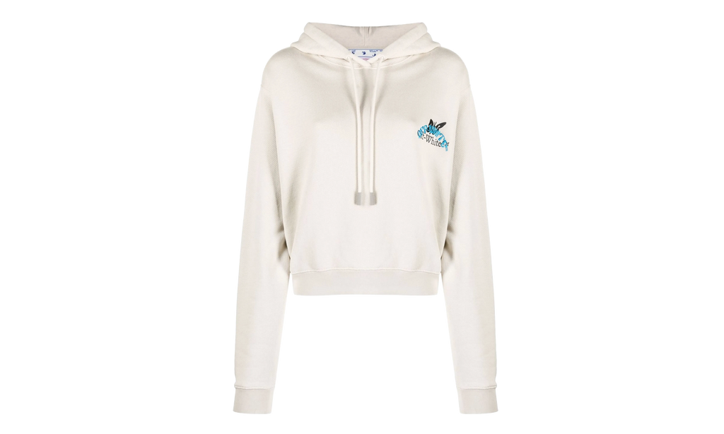 Butterfly Embroidered Hoodie WMNS "Beige" OWBB16S23JER0040944