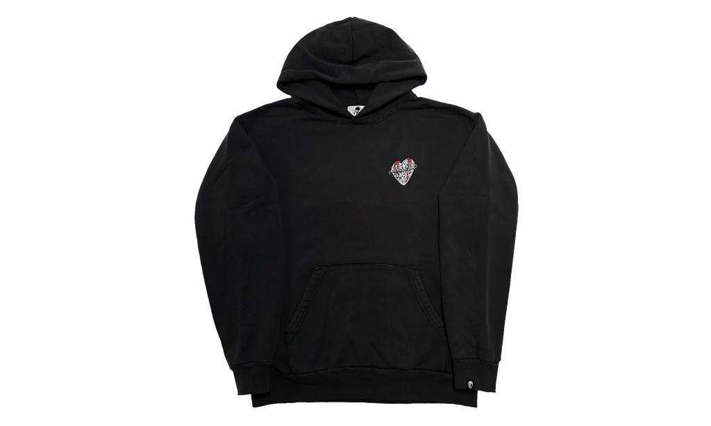 Exclusive Hometown Graphic Pullover Hoodie "Stonewash Black" WL078