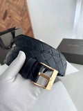 BV Watch Belt 35mm Black Cafskin HW