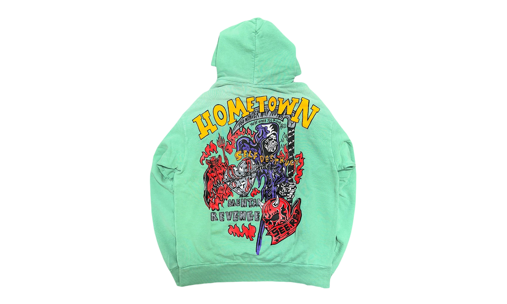 Hometown Logo Hoodie "Green / Multicolor" WL038