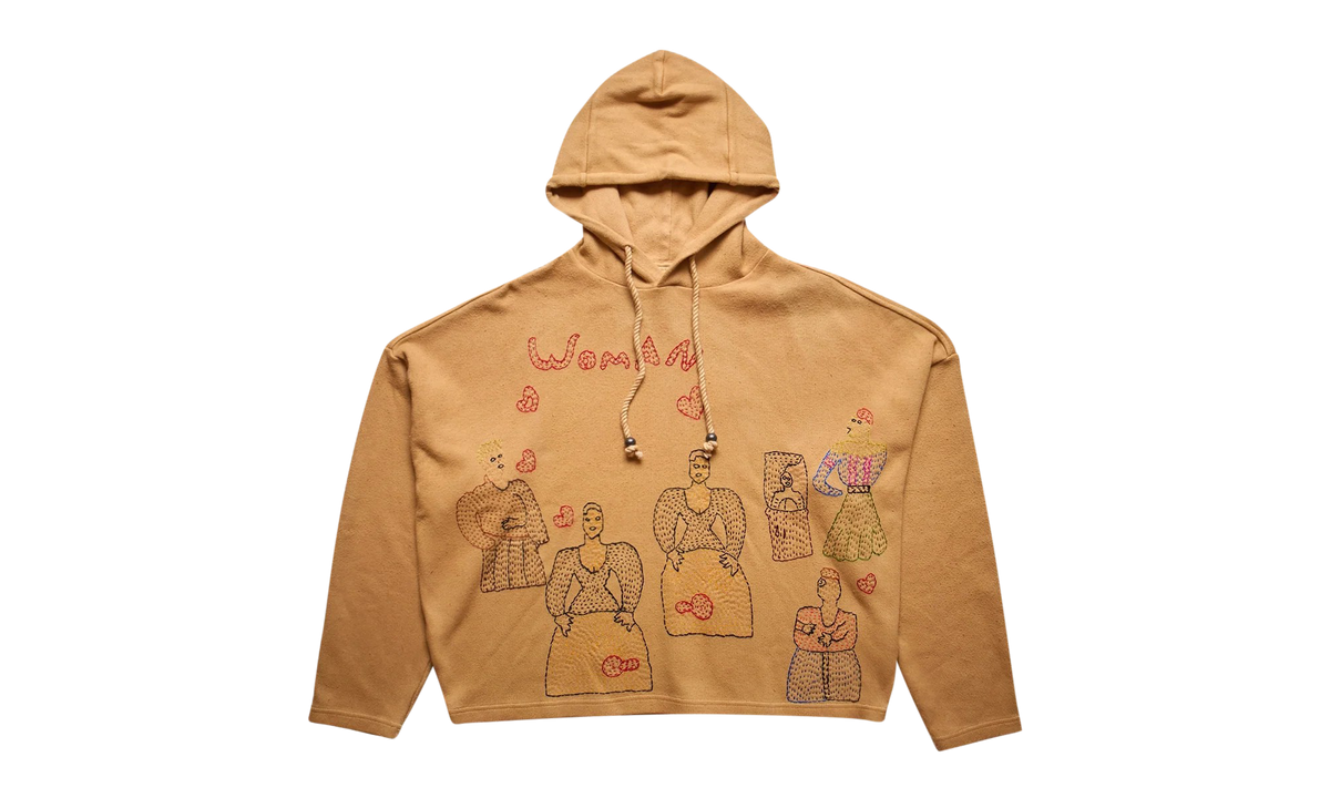 Glass Cypress Light Brown Woman Hoodie "Brown" 6072412037