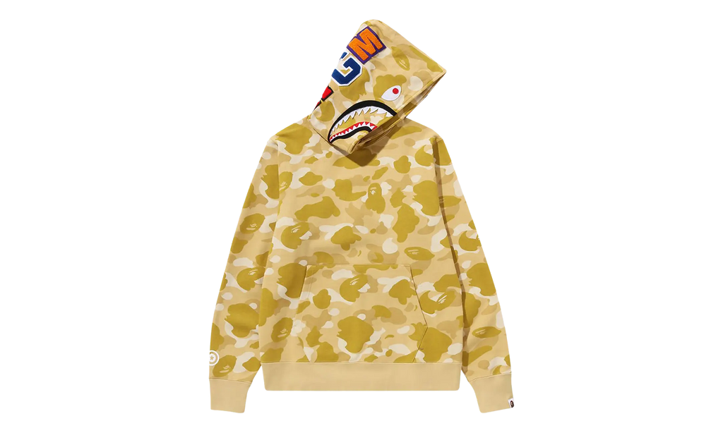 Color Camo Shark Pullover Hoodie "Yellow" 1K30 114 002 YELLOW