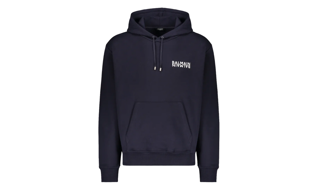 Double Logo Cotton Hoodie "Navy" GH6JR090BB04 SDQ