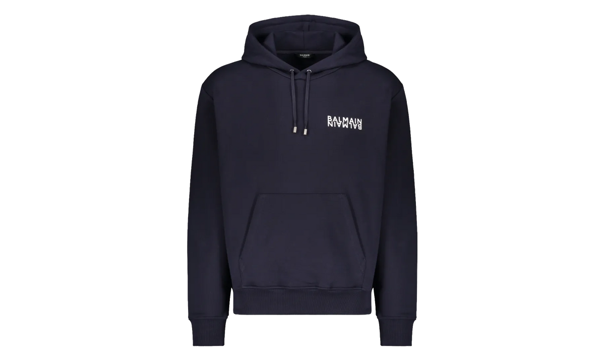 Double Logo Cotton Hoodie "Navy" GH6JR090BB04 SDQ