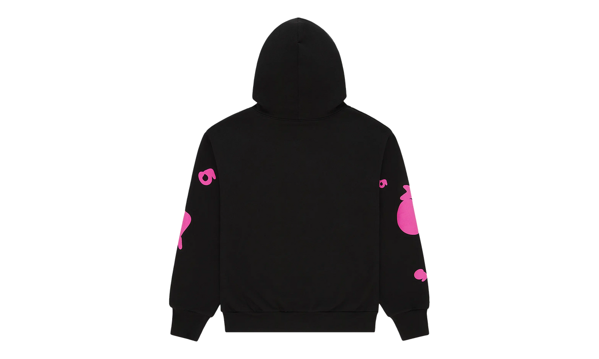BELUGA ANGEL NUMBER HOODIE "Black/Pink" SP5der404